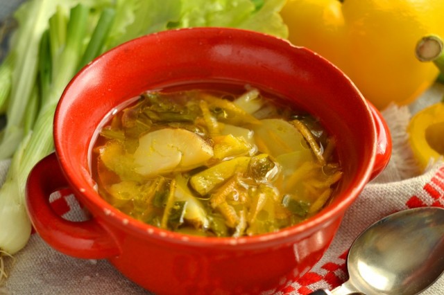 Fresh cabbage soup 04