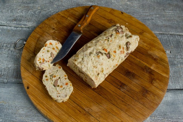 Домашний куриный рулет в духовке Домашний куриный рулет в духовке