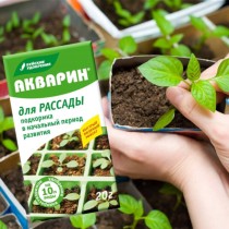 Водорастворимое комплексное минеральное удобрение Акварин «Для рассады» Водорастворимое комплексное минеральное удобрение Акварин «Для рассады»