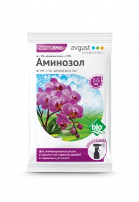 Жидкое органическое удобрение с аминокислотами для орхидей и других цветочных культур – «Аминозол для орхидей»
