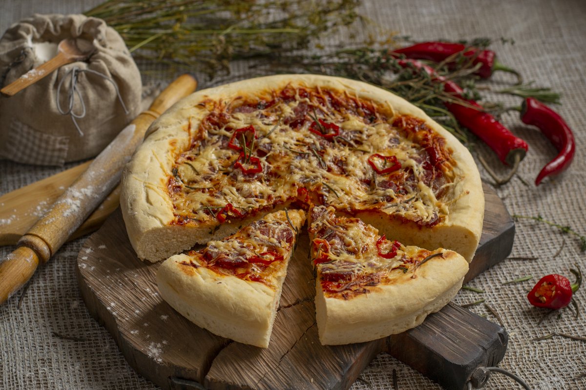Пицца Тесто Дрожжевое Фото