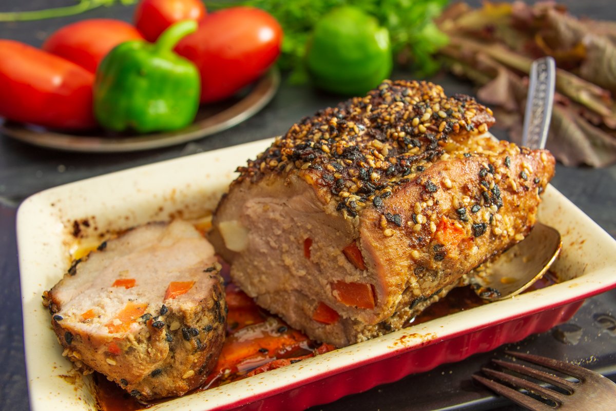 Мясо свинины гармошка в духовке рецепты с фото